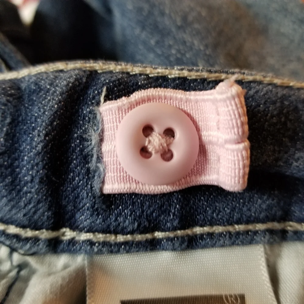 LEVIS BERMUDA DISTRESSED DENIM SHORTS GIRLS SZ-3T